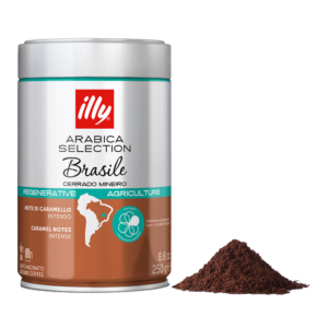 illy Brasile Arabica Cerrado Mineiro - gemalen 250 gram