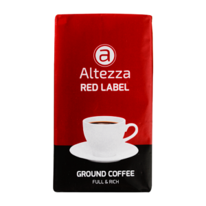 Altezza - gemalen koffie - Rood
