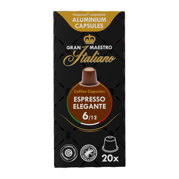 Gran Maestro Italiano Espresso Elegante - 20 koffiecapsules