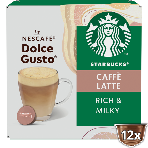Starbucks Caffè Latte - 12 capsules