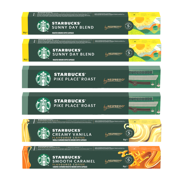 Starbucks by Nespresso proeverspakket - 60 koffiecapsules