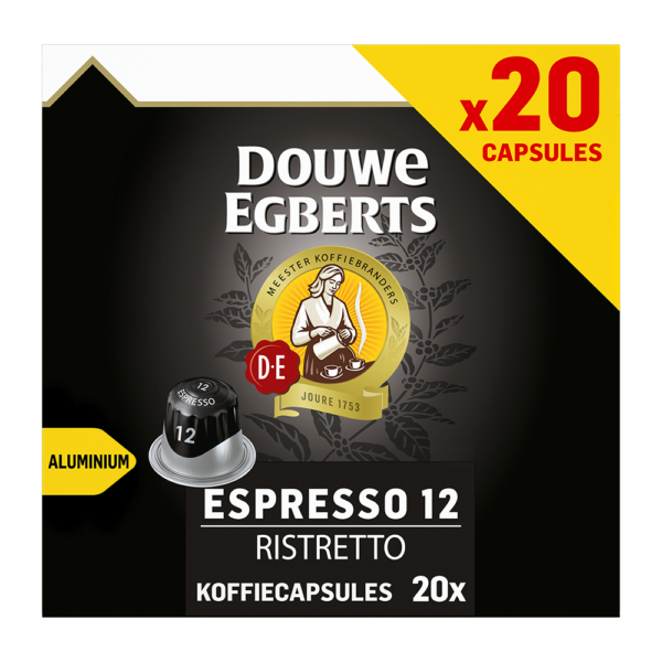 Douwe Egberts Espresso Ristretto - 20 koffiecapsules