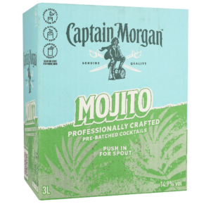 Captain Morgan Mojito Bag In Box 3 liter Premix